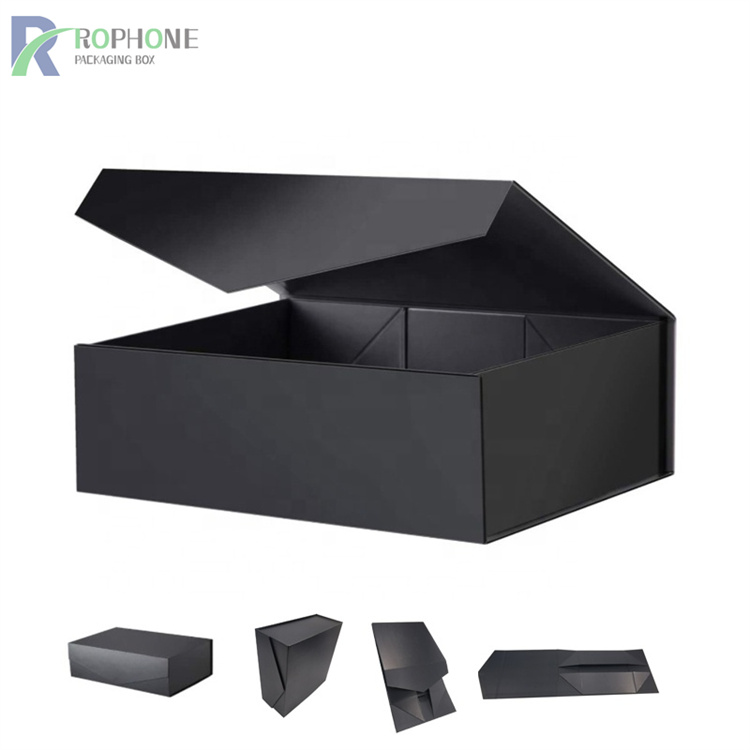 kotak hadiah karton hitam