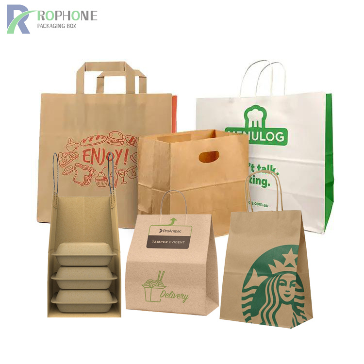 Tas makan siang kertas